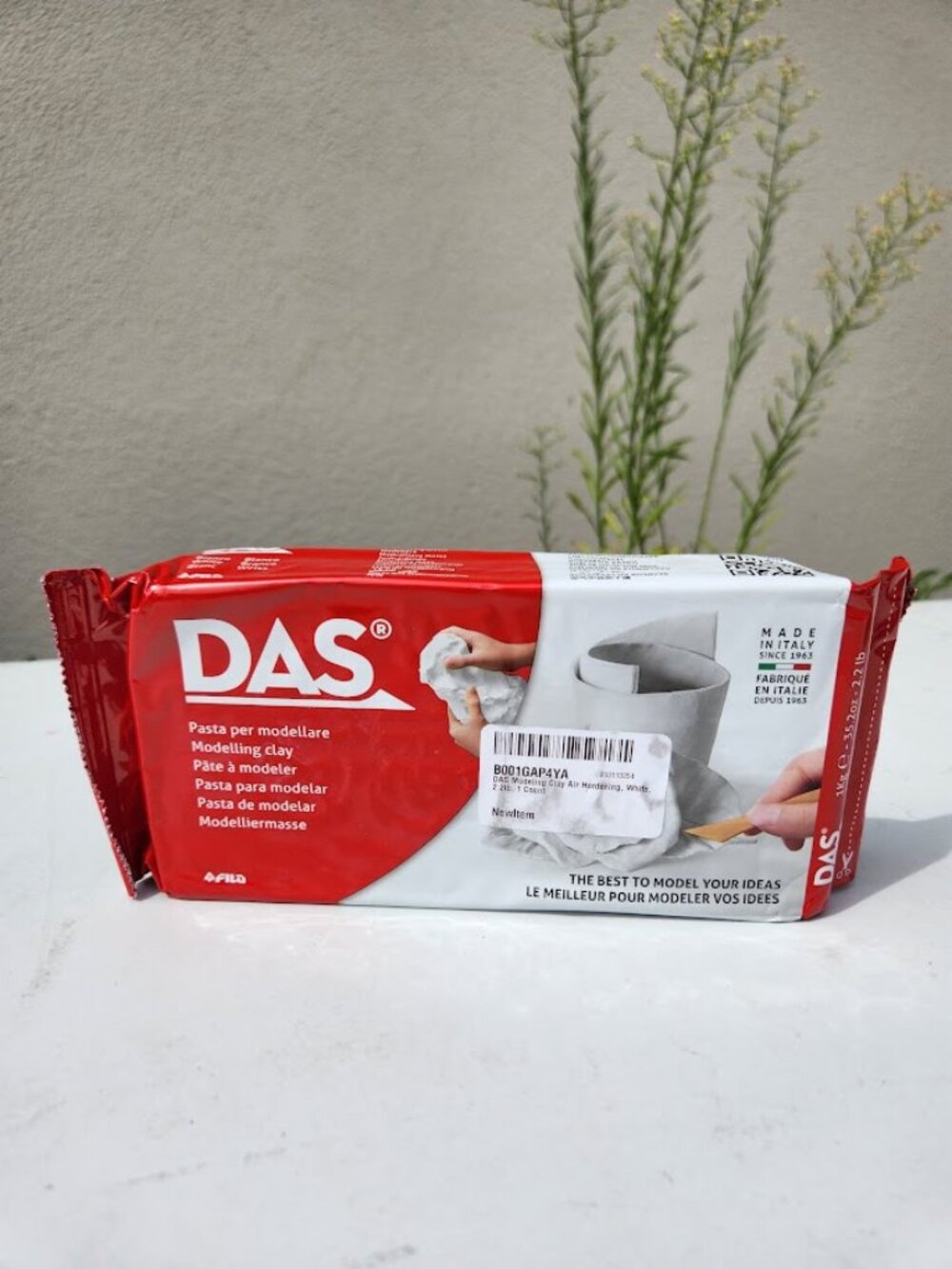 Das Modeling Clay WHITE Clay Air-Hardening Air Dry Clay Sculpting Art Supplies P